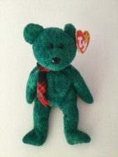 TY BEANIE BABY WALLACE THE TEAL TEDDY BEAR 25 JANUARY 1999 MWMT RARE SOFT TOY