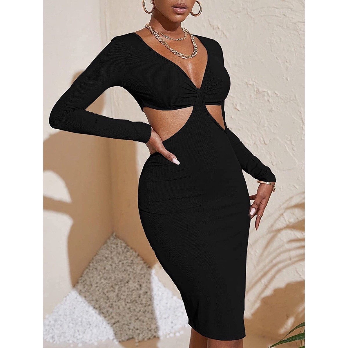knee length dresses for ladies Xscape Petite Ruched Ruffled Gown - Plum
