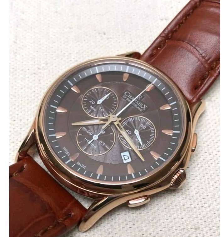 Montre de sport Charmex Silverstone cadran noir style pilote automobile