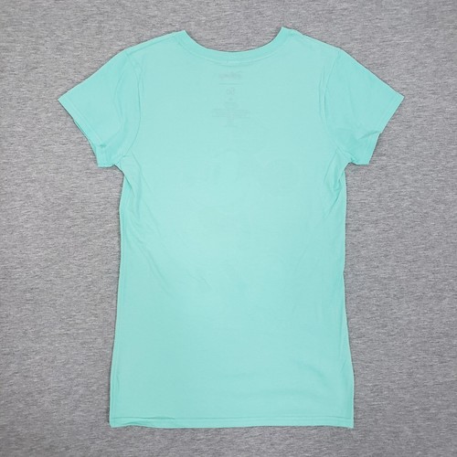 So Disney Women's Small Rainbow Mickey Mouse Mint Green Short Sleeve T-Shirt NEW - Picture 9 of 9