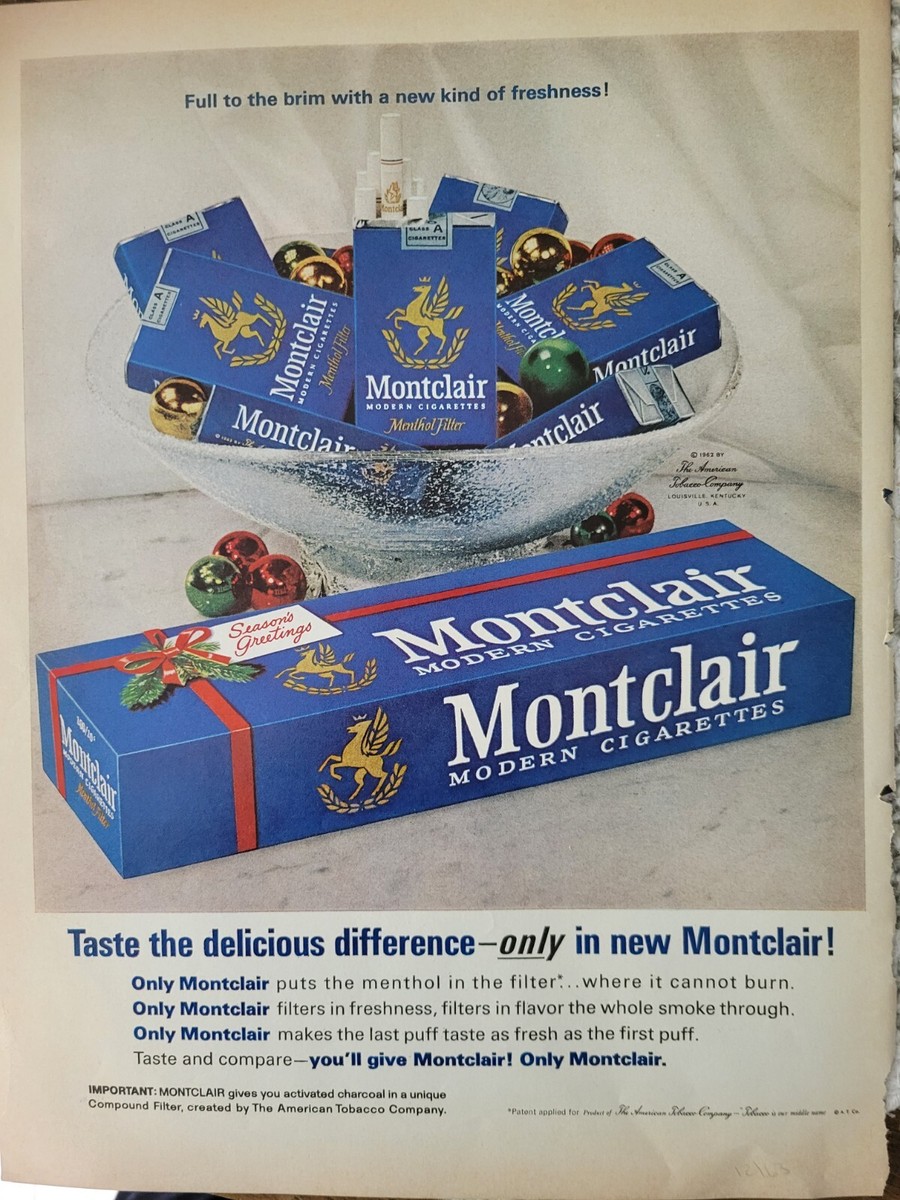 Hongclair Nicotine Free Cigarettes Montclair Menthol Cigarettes | Art | 967 ...