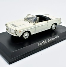 NOREV Fiat 1200 Cabriolet 1:43 Vintage Diecast Car Model With Box White 1959