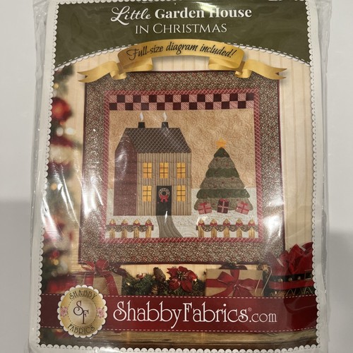 Little Garden House In Christmas Wall Hanging Quilt Kit Shabby Fabrics