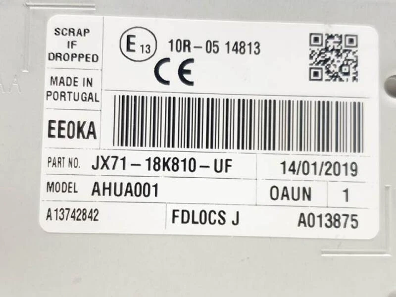 JX7118K810UF audio system für FORD FOCUS ST-LINE 2018 1119455 - Bild 4 von 4