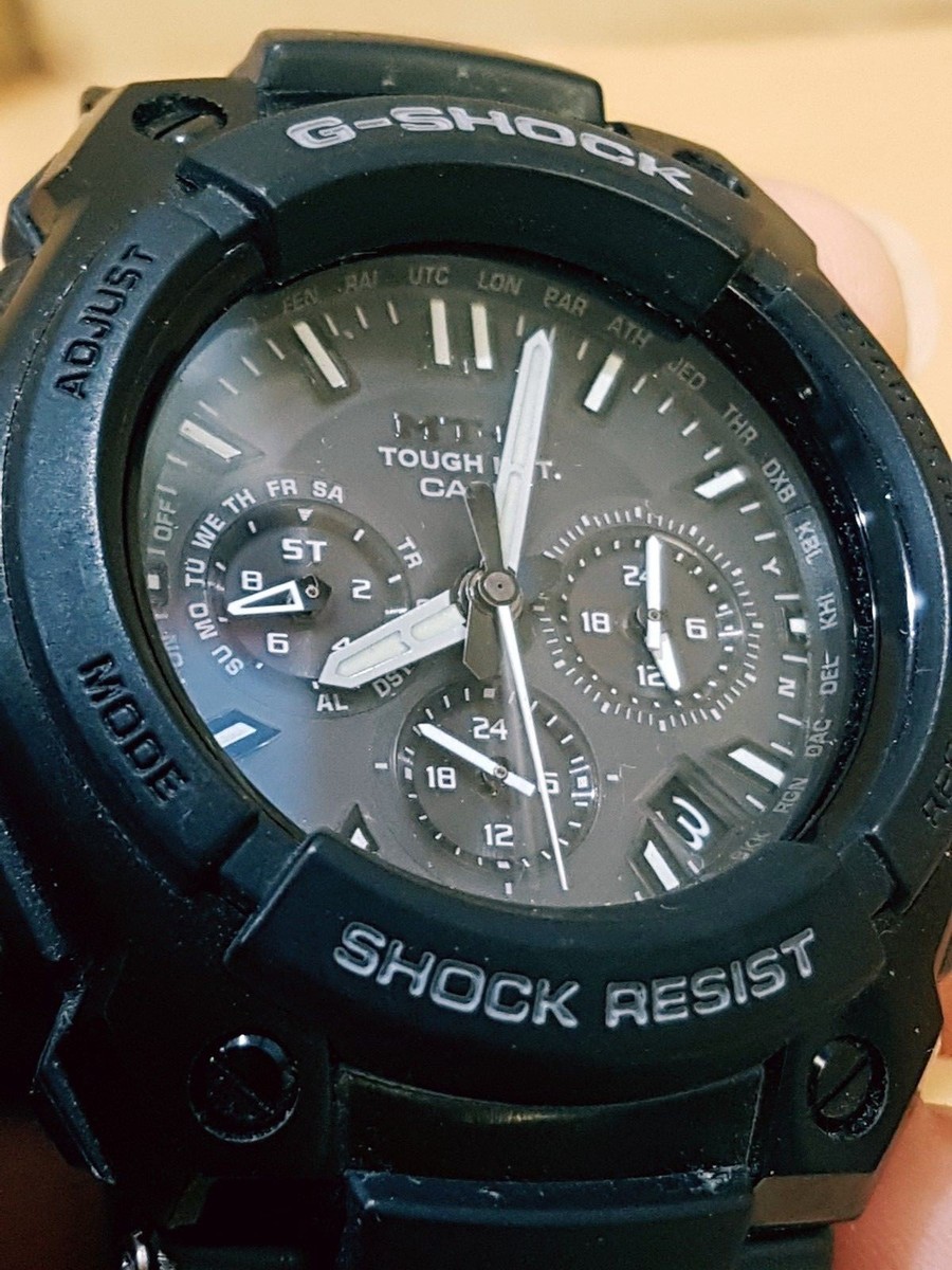 Premium G-Shock Pure Analog MRG MTG 1200B Solar Stealth