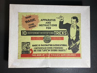 CONJURING TRICKS E-Z Magic Vintage Zauberset unbenutzt