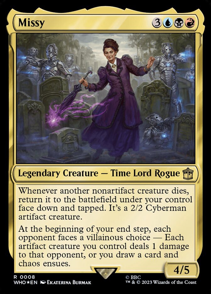 MTG Doctor Who *FOIL* R Missy #0008 | eBay