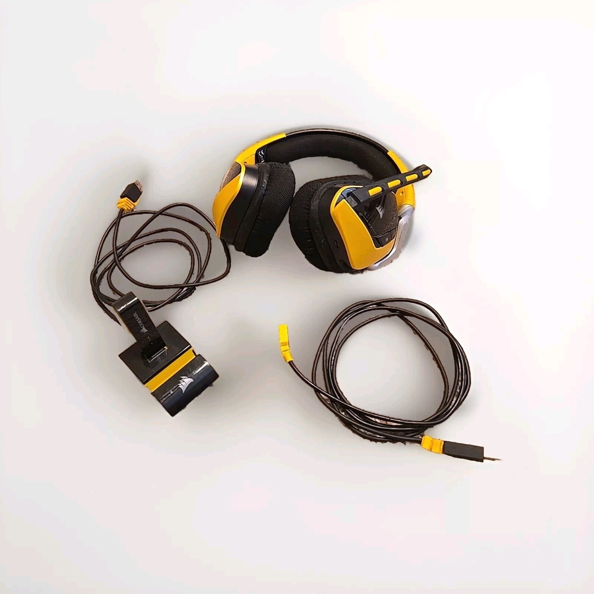 Void Rgb Corsair Wireless Headset Yellow Yellow Corsair Headset