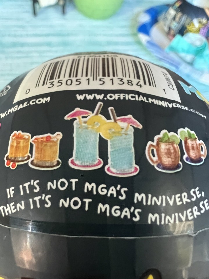 MGA MINIVERSE Make it Mini HAPPY HOUR 2 Blind Balls/Capsule NEW IN