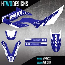 WR125 GRAPHICS STICKERS TO FIT YAMAHA WR 125 X GRAPHIC KIT 09-18 DECAL KIT 125X
