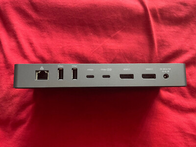 StarTech TB3CDK2DP Thunderbolt USB-C Docking Station with AC Adapter