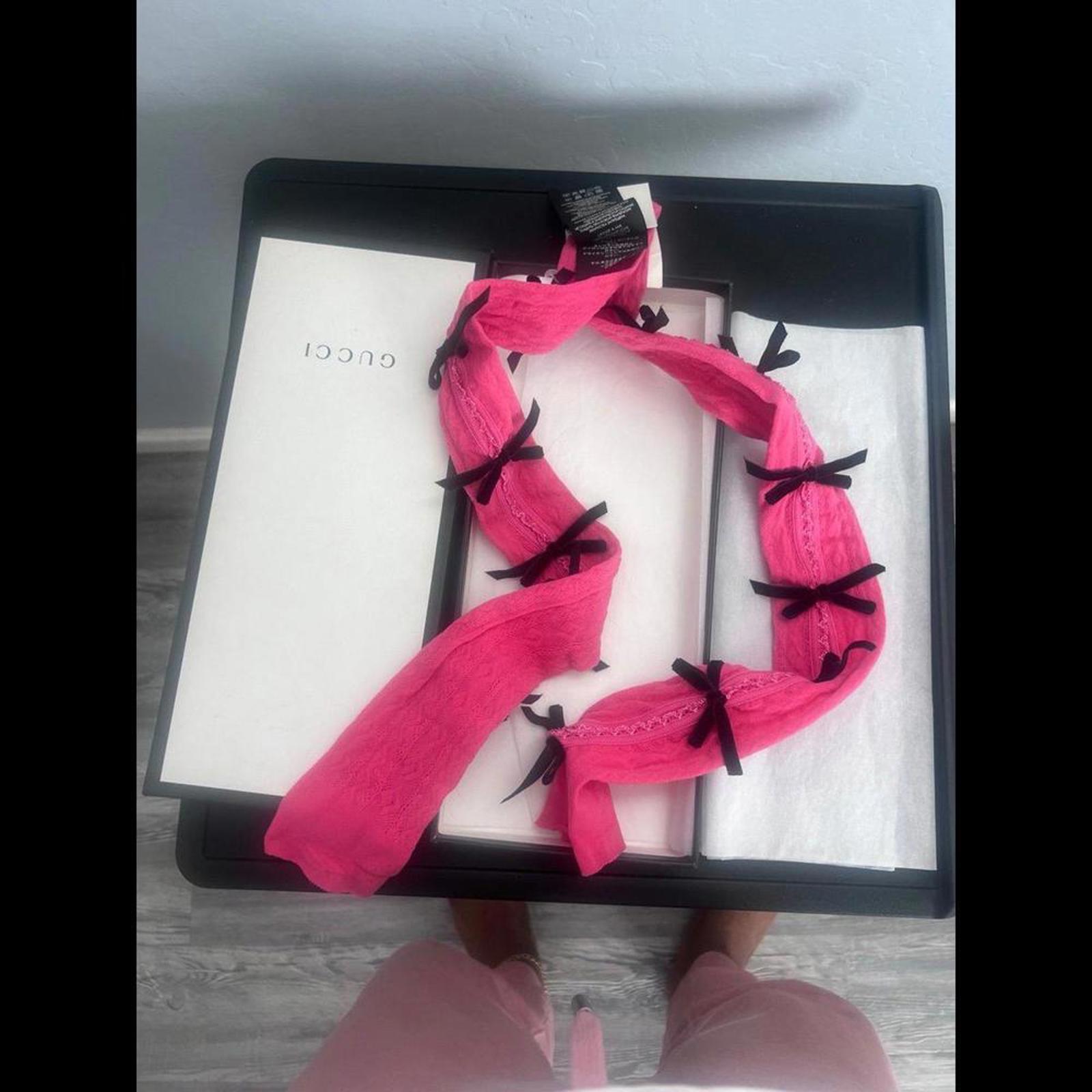 Authentic Gucci bow socks - image 2