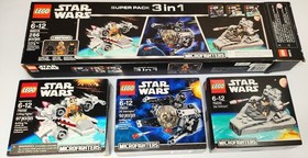 LEGO Star Wars 66515 Microfighters Super Pack 3-in-1, Complete, Great Condition!