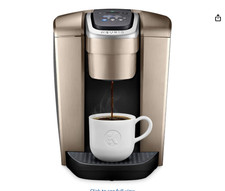 Keurig K-Elite Single Serve Coffee Maker, 8 to 12oz Brew Size, Brushed Gold