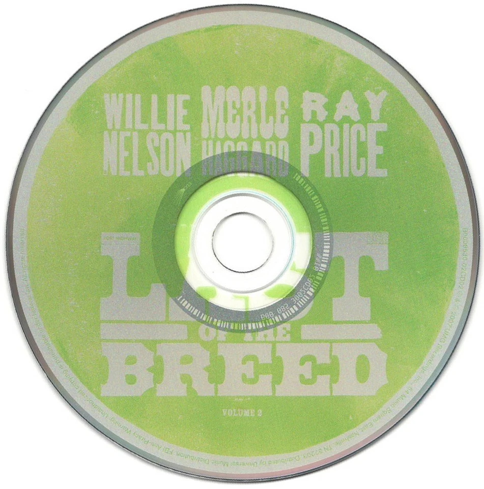 Willie Nelson,Merle Haggard Ray Price - Last Of The Breed - 2007  2CD - Made USA - Bild 3 von 4