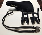 USA TRICO SPORTS TRIFLEX BICYCLE SEAT MEMOFLEX BIKE PEDAL TOE CLIPS MT-13-R — photo 1