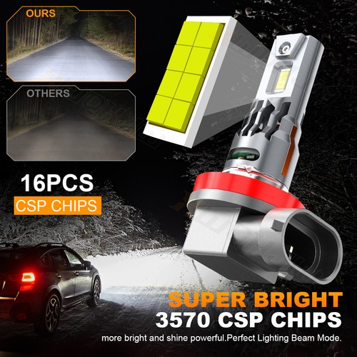 8000K LED Headlight Bulb Hi/Lo Beam For Pontiac G6 2005 2006 2007-2010 - Picture 8 of 13