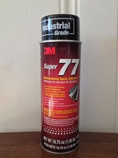 3M Super 77 Spray Adhesive, Clear, 16.75 oz. Aerosol Can