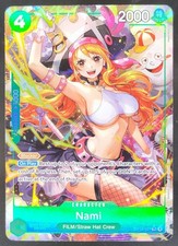 2026 One Piece Azure Sea's Seven Nami Super Rare #OP14-031 MS2