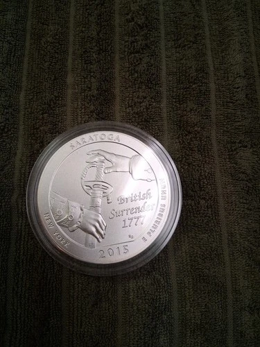 2015 5 oz Silver ATB - Saratoga National Park [New York]  BU