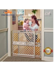 High-Durability Adjustable Baby Safety Gate 26–42” by Toddleroo