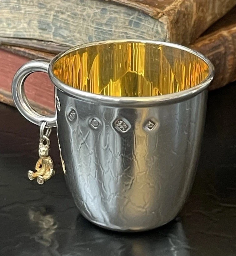 纯银1900-1940 古董银杯| eBay