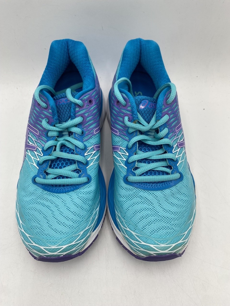 ASICS GEL-NIMBUS 18 Women's NEW Sneakers Turquoise/Iris/Methyl Blue US Size 6.5 thumbnail 6