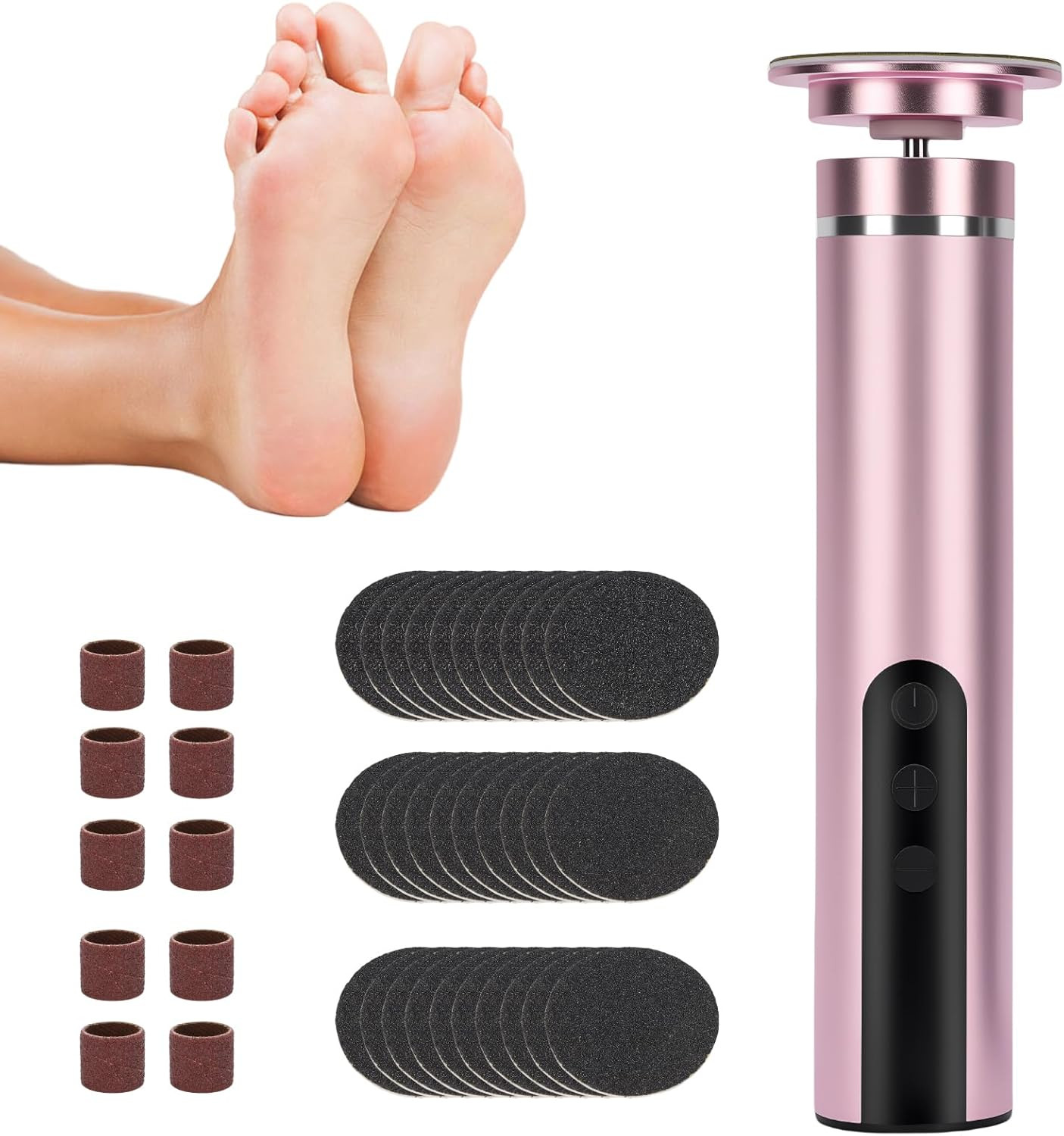 La Mia Routine Piedi Seta: Retrattore Calli Elettrico 9 Vel LCD
