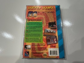Mickey Mania: Timeless Adventures of Mickey Mouse (Sega CD) Complete w Reg NMINT