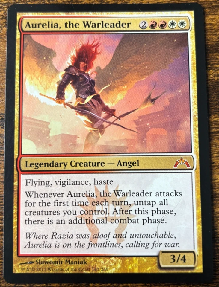 Magic the Gathering MTG- Aurelia, the Warleader- NM- 143/249- Gatecrash - Image 3 of 3