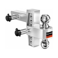 Adjustable Trailer Hitch Fits 2-inch Receiver 6 Inch Droprise Heavy Duty... Adjustable Trailer Hitch Fits 2-inch Receiver 6 Inch Droprise Heavy Duty...
