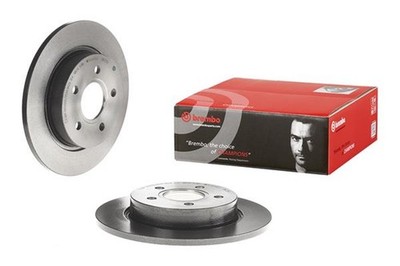 2x Bremsscheibe PRIME LINE - UV Coated BREMBO 08.A725.11 für FORD FOCUS 3 TDCi