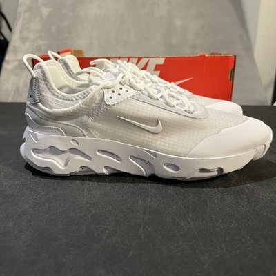 Nike React Live Shoes Mens Size 8 White Low Top Athletic Sneakers CV1772-101