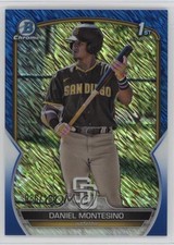 2023 Bowman Chrome Prospects Blue Shimmer Refractor 86/150 Daniel Montesino 00cp