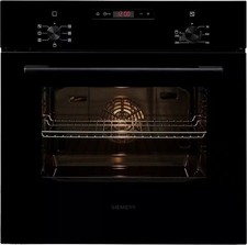 Siemens iQ100 HB013FBB1 Backofen Autark 3D-Heißluft schwarz 66 L