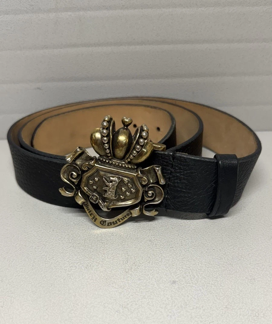 New juicy couture grommet wide belt snake print faux leather Elastic size L/XL Juicy Couture | Accessories | Juicy Couture White Gray Pink  main image 4