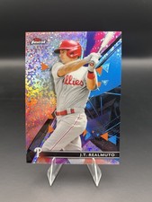 2021 Topps Finest Rose Gold Mini Diamond Refractor /50 J.T. Realmuto #36