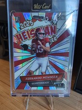 2025 Wild Card Comix Fernando Mendoza 1/1 ACHO-FMO6 Heisman Winner 