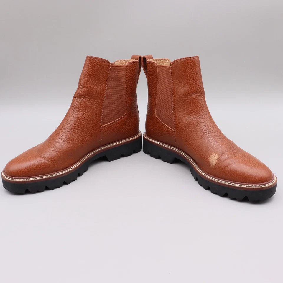 Botas Chelsea Madewell The Citywalk Lugsole Cuero Marrón Mujer Talla 8 Suela Foto 4 de 4
