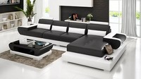 Design Eckcouch Sofa Ecksofa Sofas Couch Polster Eckgarnitur Couchtisch Neu 2Tlg