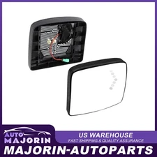 L+R Mirrors Heated Turn Signal Mirrors Plate Mirrors For Volvo VNL 2005-2018