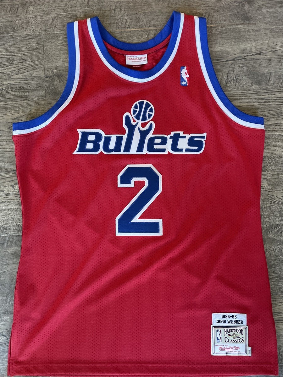 Maillot NBA Mitchell & Ness Chris Webber - Washington Bullets 1994-95, Taille M