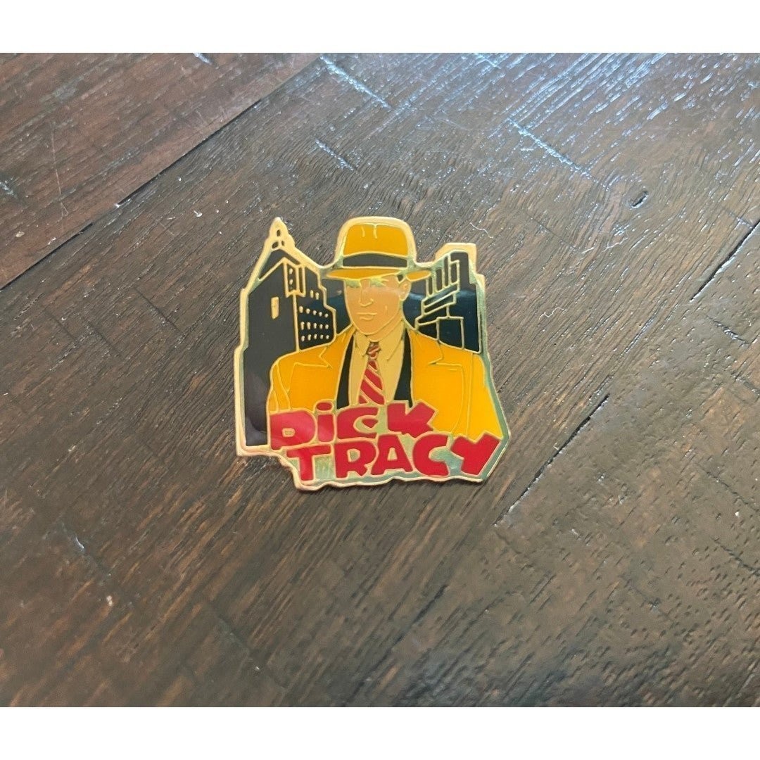 Disney Dick Tracy Gold Pin