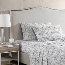 - Full Sheets, Cotton Percale Bedding Set, Crisp  Cool Home Decor Hawley Fl...