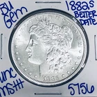 1882 S BU UNCIRCULATED MORGAN SILVER DOLLAR AUTHENTIC U.S.MINT FREESHIPPING 5756