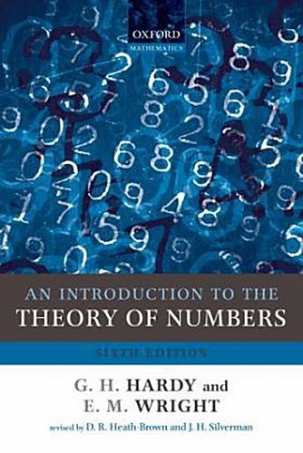 Edward M. Wright An Introduction To The Theory Of Numbers-image
