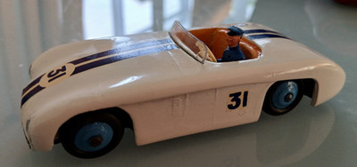 Oldtimer Dinky 133 Cunningham C5 Le Mans Auto gut - restauriert