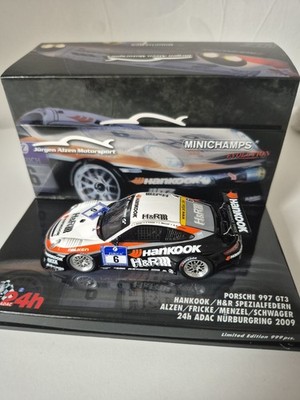 Porsche 997 GT3  Alzen Hankoog H&R ,24H Nürburgring 2009 , Minichamps 1:43