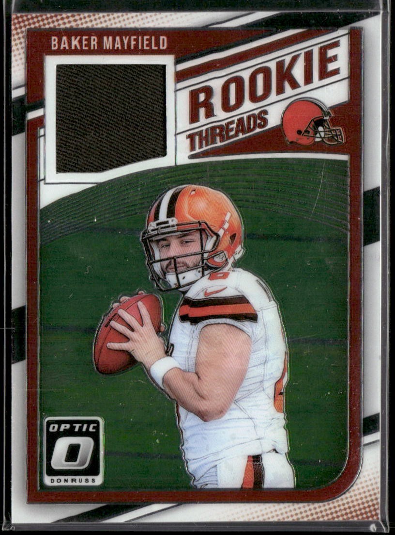2018 Donruss Optic #RT-BM Baker Mayfield Rookie Threads