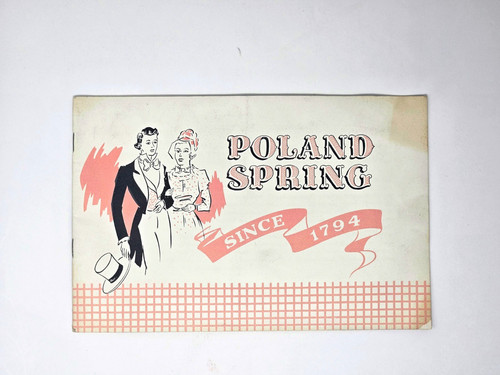 Poland Spring House Maine Brochure Vintage Hotel Resort Travel Pamphlet Riccar